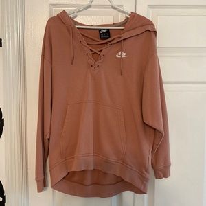 pink nike hoodie